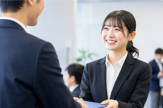 研修後、正規雇用につながっている